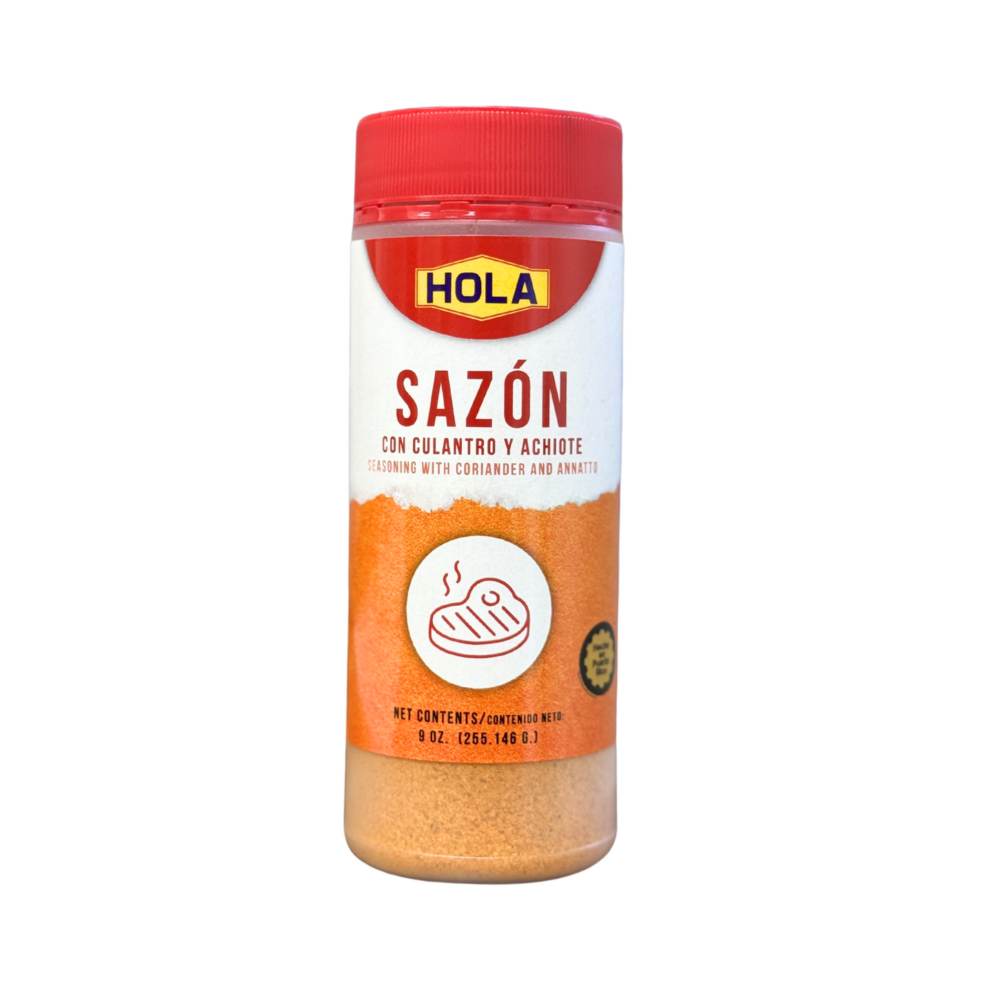 Sazón HOLA 9oz + No Red 40