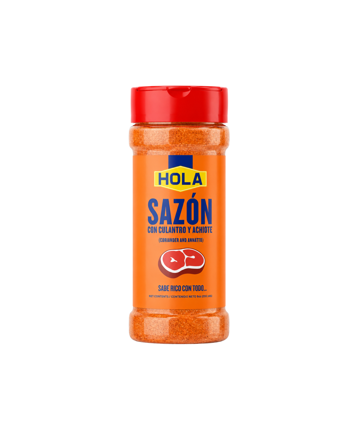 Sazón HOLA 9oz + No Red 40